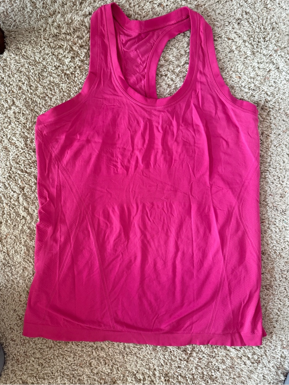 Athleta Hot Pink Racerback Performance Tank
